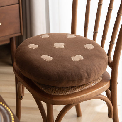 Home Cookie Shape Dining Chair Cushion