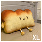 Cute Emotional Bread Pillow, Cartoon Toast Sofa Cushion, Emoticon Doll