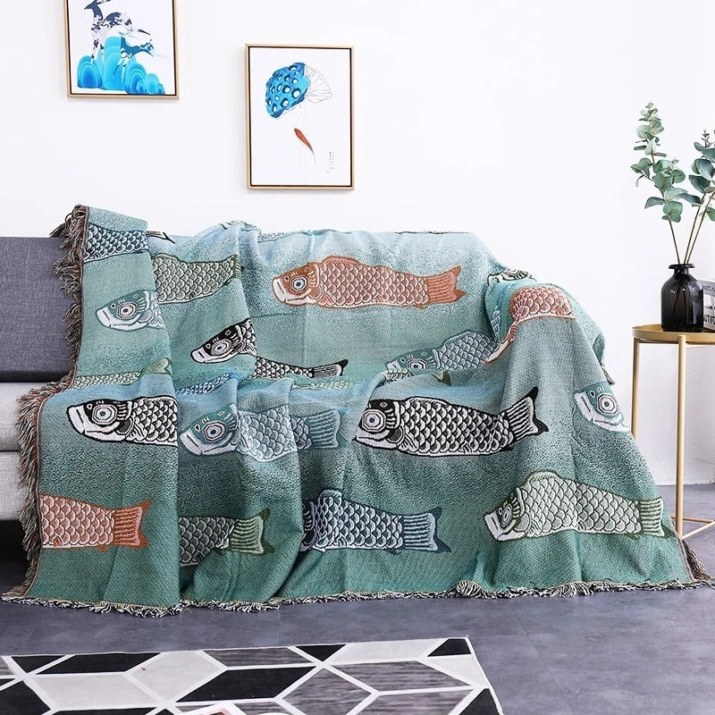 Koi sofa blanket sofa towel