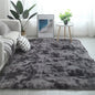 Simple Tie-dye Long Hair Rug