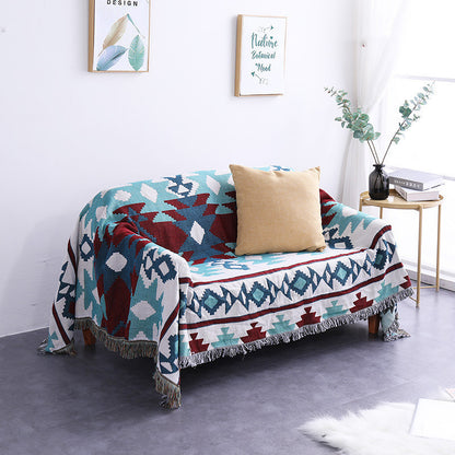 Scandinavian style sofa towel sofa cover