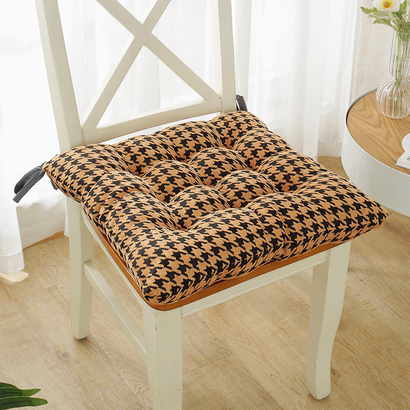 Household Simple Chair Cushion Can Be Strapped