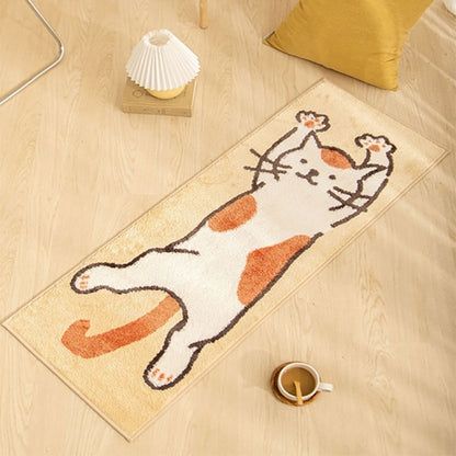 Bedroom Cartoon Pattern Bedside Rug Washable