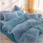 Blanket Plush Thickened Warm Mink Fur Four-piece Set